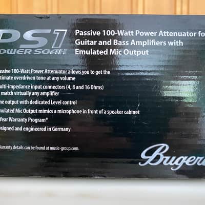 Bugera PS1 Power Soak 100-Watt Attenuator 2010s - Black image 8