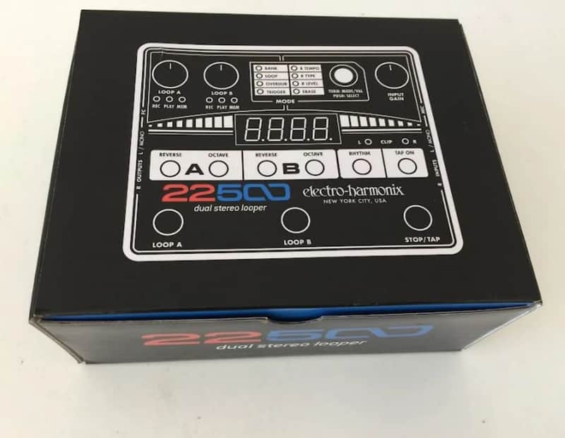 EHX Electro-Harmonix Electro-Harmonix 22500 Dual Stereo Looper Pedal & FSW w/ Original box & paperwork image 1