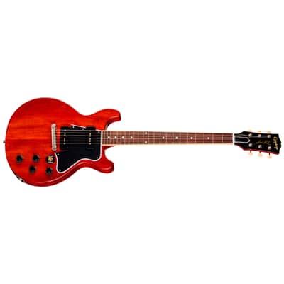 1960 Les Paul Special Double Cut Reissue Cherry Red + Étui Epiphone image 3