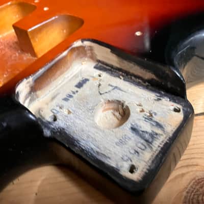 Fender Stratocaster Electric Guitar Body Mexico Strat Sunburst 1998 image 5