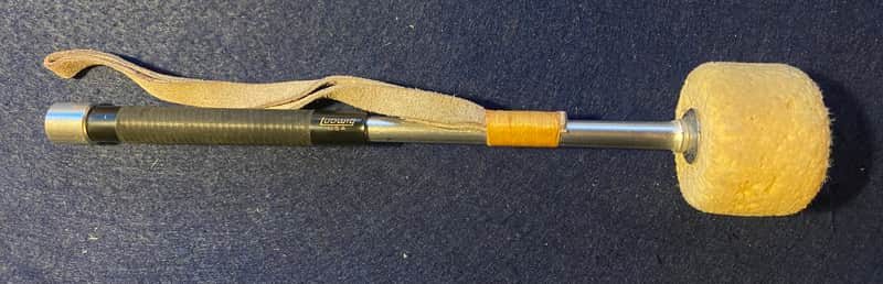 Ludwig Bass drum mallet with strap designed for traditional and military percussion applications image 1