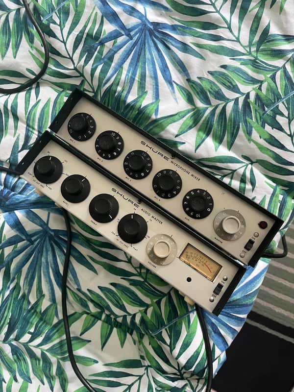 Mint pair of Shure M63 & M68 (serviced) image 1