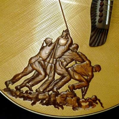 Blueberry Handmade Acoustic Guitar Dreadnought US MARINES Built to Order image 11