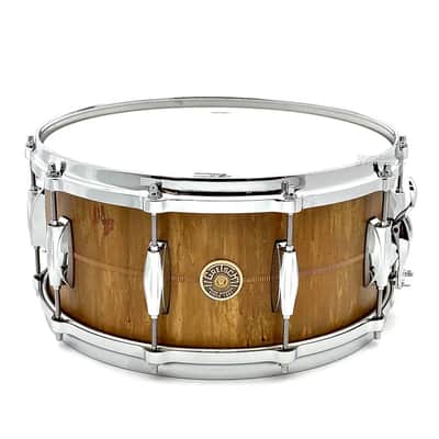 Gretsch USA Phosphor Bronze Snare Drum 14x6.5 Aged Patina image 1