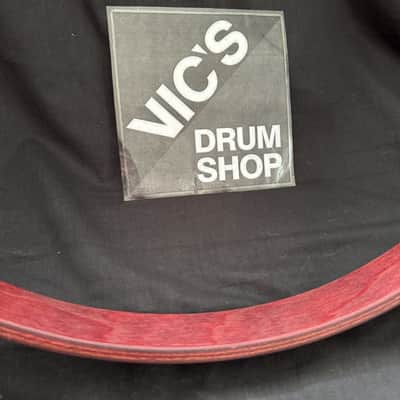 Yamaha 20" Stage Custom Bass Drum Hoop Matte Cranberry image 2