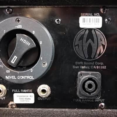 SWR Goliath Senior III 6x10 bass cabinet 2000s USA image 5
