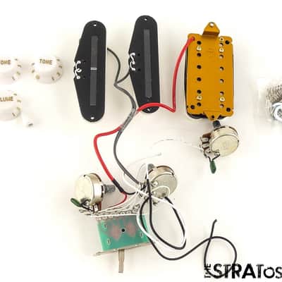 Fender Squier Affinity Series Strat HSS PICKUPS POTS + KNOBS Stratocaster image 2