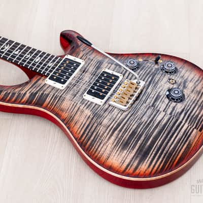 2023 Paul Reed Smith Core Custom 24 Piezo 10 Top Charcoal Cherry Burst w/ Case, Tags image 8