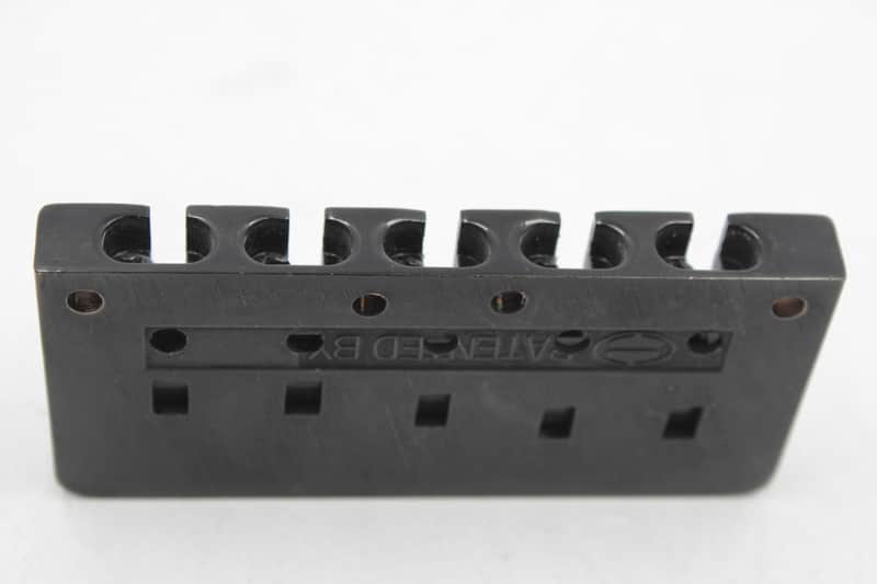 OEM Ibanez B105 5-String Bass Bridge - Cosmo Black, Dual-Load (Soundgear SR305 / BTB / Ergodyne)