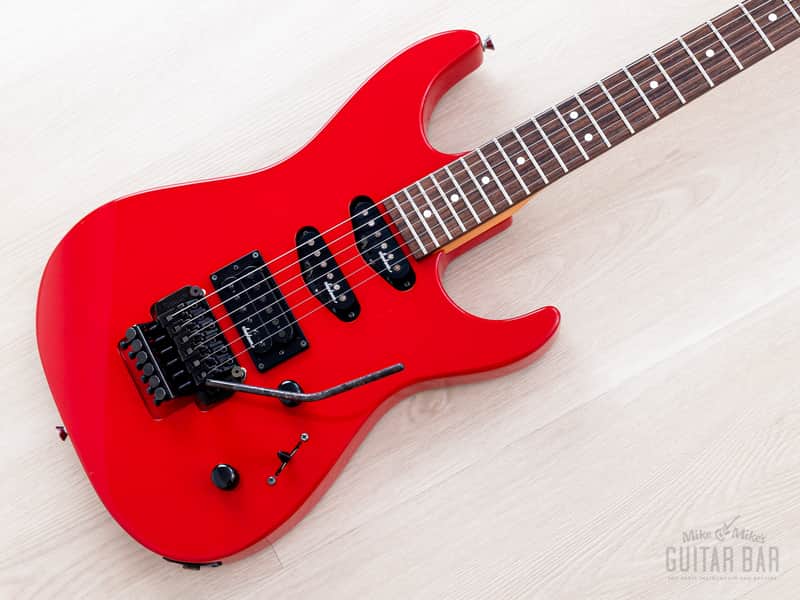 1990 Charvel by Jackson DK-065-SSH Vintage Superstrat Red w/ Floyd Rose, Model 3 Japan image 1
