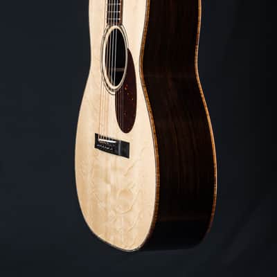 Santa Cruz 00-42 Cutaway African Blackwood and Bearclaw German Spruce Custom Used (2024) image 13