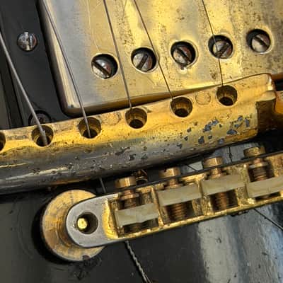 Original Gibson ABR-1 Bridge Patent Number & Tailpiece – Correct for 1968 Les Paul Custom / Early 1969 – 50s Tooling image 8