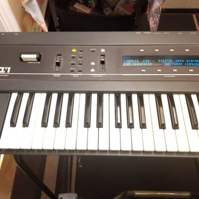 Ensoniq ESQ-1 Vintage 61-Key Wave Synthesizer w/Case & Stand (Tested & Working) image 2