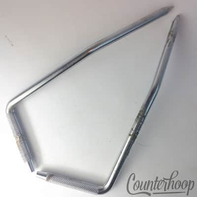*Ludwig Folding Bass Drum Spurs Chrome Gull-Wing Super Classic Vintage 60s USA* - Fair / 6.95/24.95 image 1