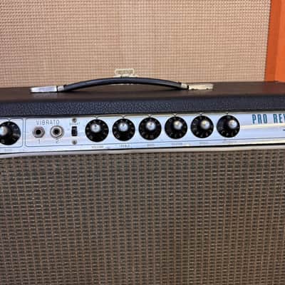 Vintage 1969 Fender Pro Reverb USA Drip Edge 2x12 Valve Amplifier Combo *1960s* image 3