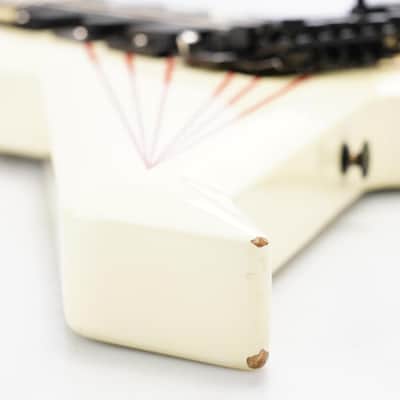 Westone Dynasty Flying V Pinstripe MIJ Guitar w/ EMG Pickups & Case #46450 image 17