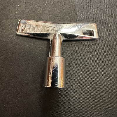 VINTAGE Premier Square DRUM KEY, 1960s-70s, Non-Slotted, MINT image 7