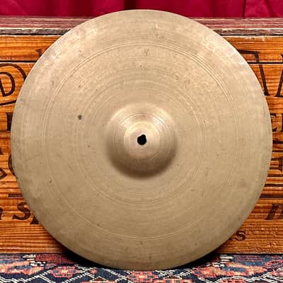 14" Zildjian A 1940s 1st Stamp / 2nd Stamp / Pre-Trans Stamp Small Crash / Hi-Hat Single Cymbal 626g *Video Demo* image 1