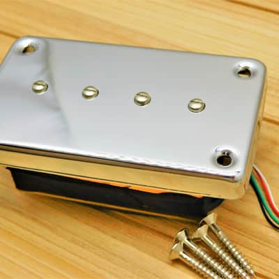 Artec Chrome Mudbucker Sidewinder Pickup for Gibson® EB Bass 4 String 30K 4 conductor Alnico 5 image 5