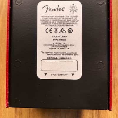 Fender Santa Ana Overdrive Pedal – FET Tube-Like Overdrive Excellent Condition! image 5