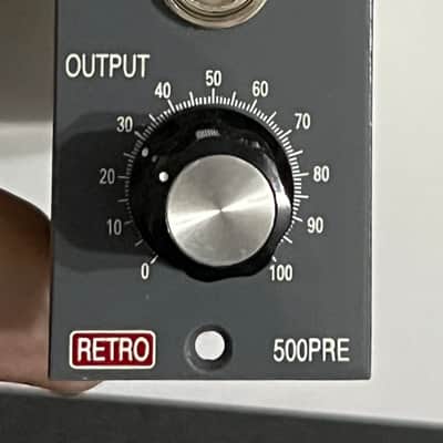 Retro Instruments 500PRE 500 Series Tube Mic Preamp Module 2019 - Gray image 1