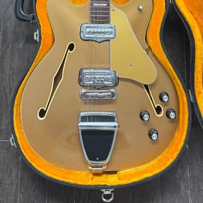 RARE Fender Coronado II 1967 - ORIGINAL Custom Color Firemist Gold image 1