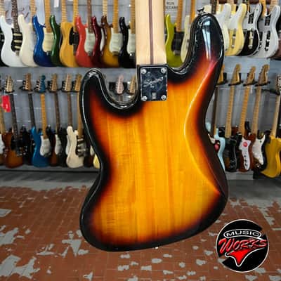 Squier   Vintage Modified Jazz Fretless Sunburst image 7