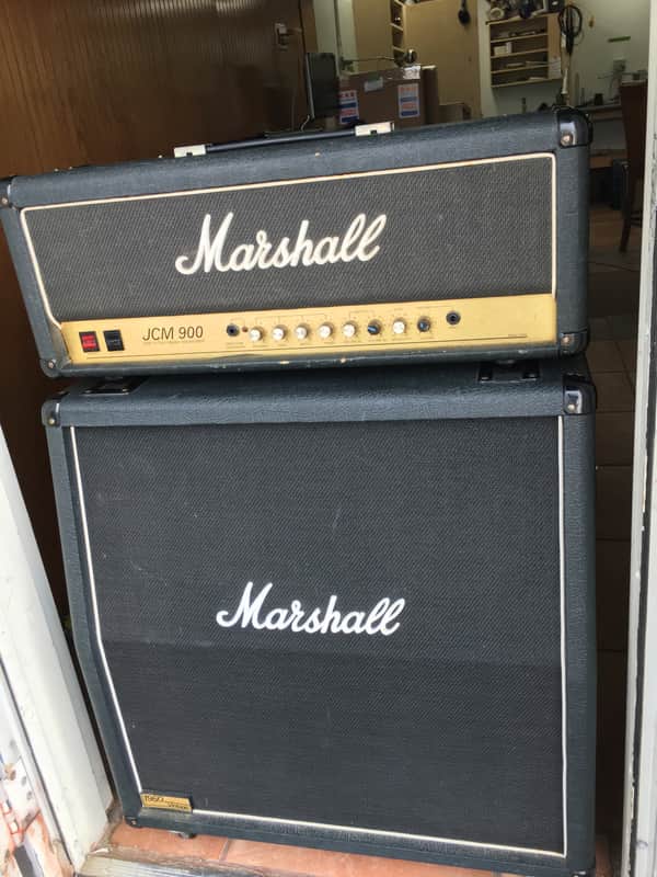 Marshall JCM 900 Model 2500 50-Watt Hi Gain Master Volume MkIII 4x12 Half Stack image 1