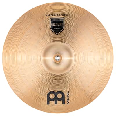 Meinl Student Bronze MA-BZ-18M 18" Marching Cymbals image 5