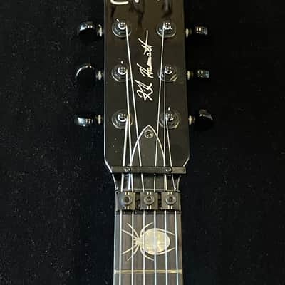 ESP LTD KH-3 Kirk Hammett Signature Spider - Black with Spider Graphic & Hard Case image 7