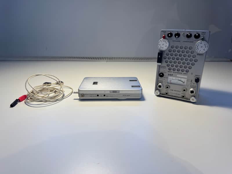 Nagra SNST Kudelski Tape Recorder & DSP Playback Unit / 2 MICS / CASE image 1