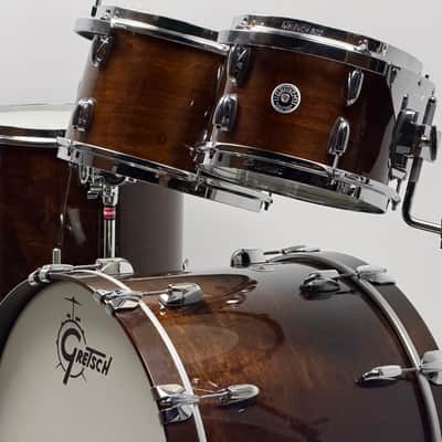 Gretsch 22/10/12/16" Brooklyn Drum Set - Gloss Walnut image 2