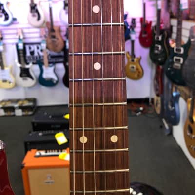 Fender Noventa Stratocaster, Crimson Red with Gig Bag - Pre Owned image 7