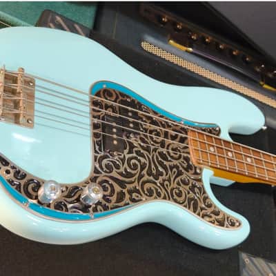 Greco Mercury Bass 1977 Daphne Blue Refin image 15