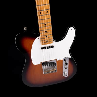 Pre-Owned 2020 Fender Vintera 50's Telecaster 2-Tone Sunburst with Gig Bag image 3