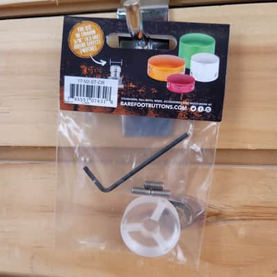 Barefoot Buttons V2 Standard Footswitch Cap - Acrylic Clear image 2