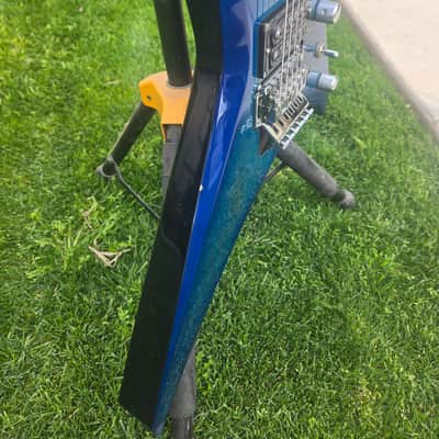 Jackson MIJ Warrior 2003 - 2004 - Transparent Blue image 8