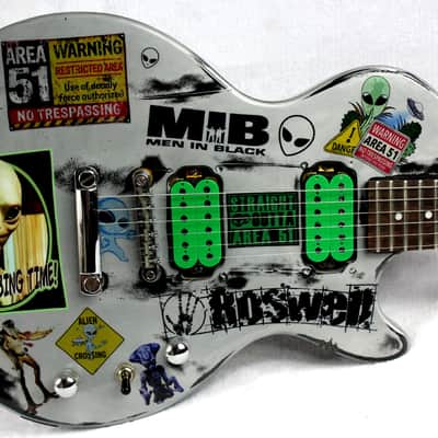 Custom Painted and Upgraded (Aged and Worn) Epiphone LP Special ll With Matching Headstock image 2