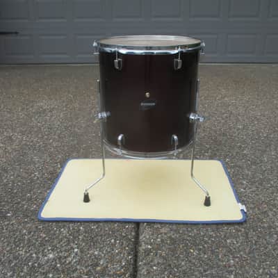 Ludwig Accent Series 16 X 16 Floor Tom, Hardwood Shell, Wine Red - Clean! image 2