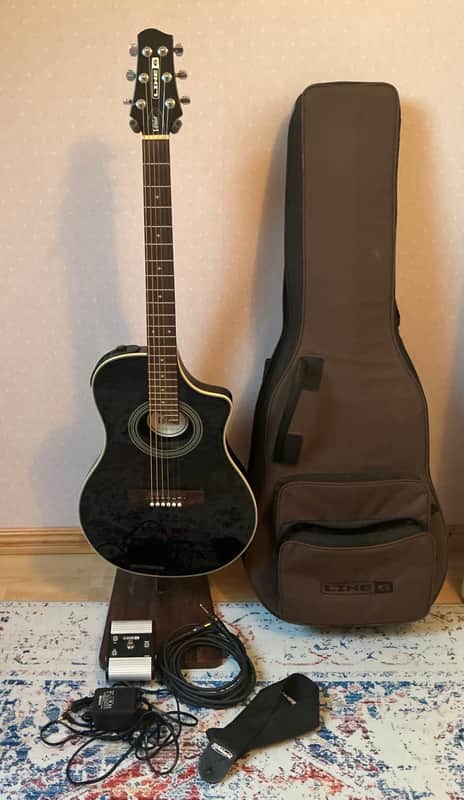 Line 6 Variax 700 Acoustic Black - FREE SHIPPING image 1