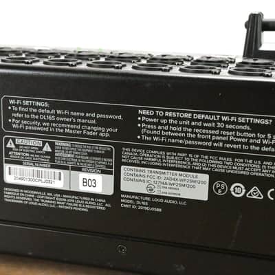 Mackie DL16S 16-Channel Rackmount Digital Mixer CG012KN image 8