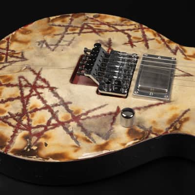 Immagine 2019 ESP E-II RZK-II Burnt Richard Z Signature - Distressed & Burnt | Japan Singlecut Rammstein Active EMG 81 Humbucker Pickups 4.19kg | CoA OHSC - 21