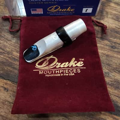 COLLECTORS! Drake David Sanborn Master Series Alto Sax Mouthpiece (#8) 2007 USA image 1