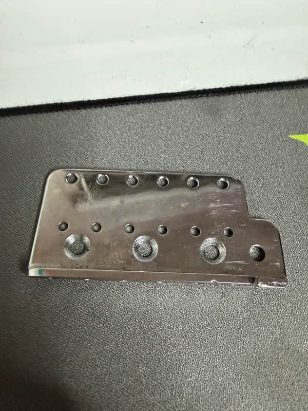 Fender Vintage Stratocaster Tremolo Bridge Plate – Original Steel Bridge Base image 1