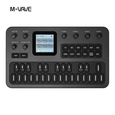 M-vave FM-1 SK15 Synthesizer 27 Keys Black Color, price include the import duty for US buyer