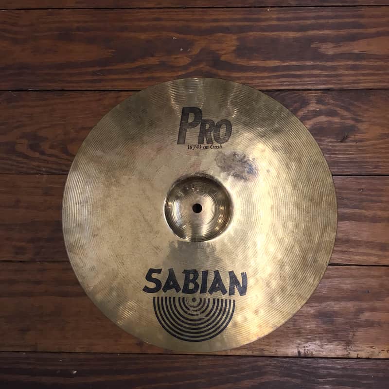 USED Sabian Pro 16" Crash Cymbal image 1