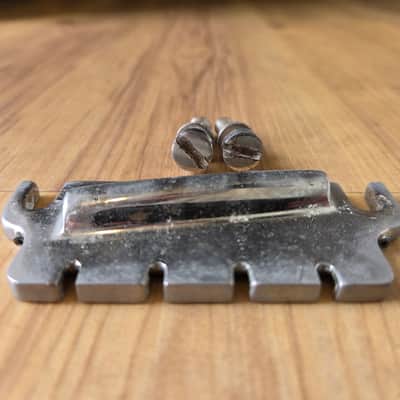 Vintage Early 1960's Gibson EB Bass Guitar Nickel Bridge w/ Studs! image 2