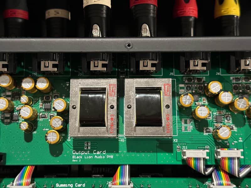 *Cinemag*Mod* Black Lion Audio PM-8 MKII Passive Summing Mixer 2010s - Red and Black image 1