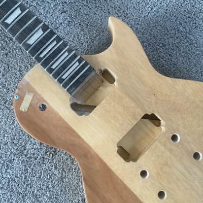 Single Cut Electric Guitar DIY Project with 22 Fret Neck image 2