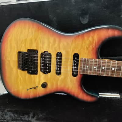 2010 Charvel Pro Mod San Dimas Limited Wild Card #5 Molten Crust Burst w/OHSC image 2